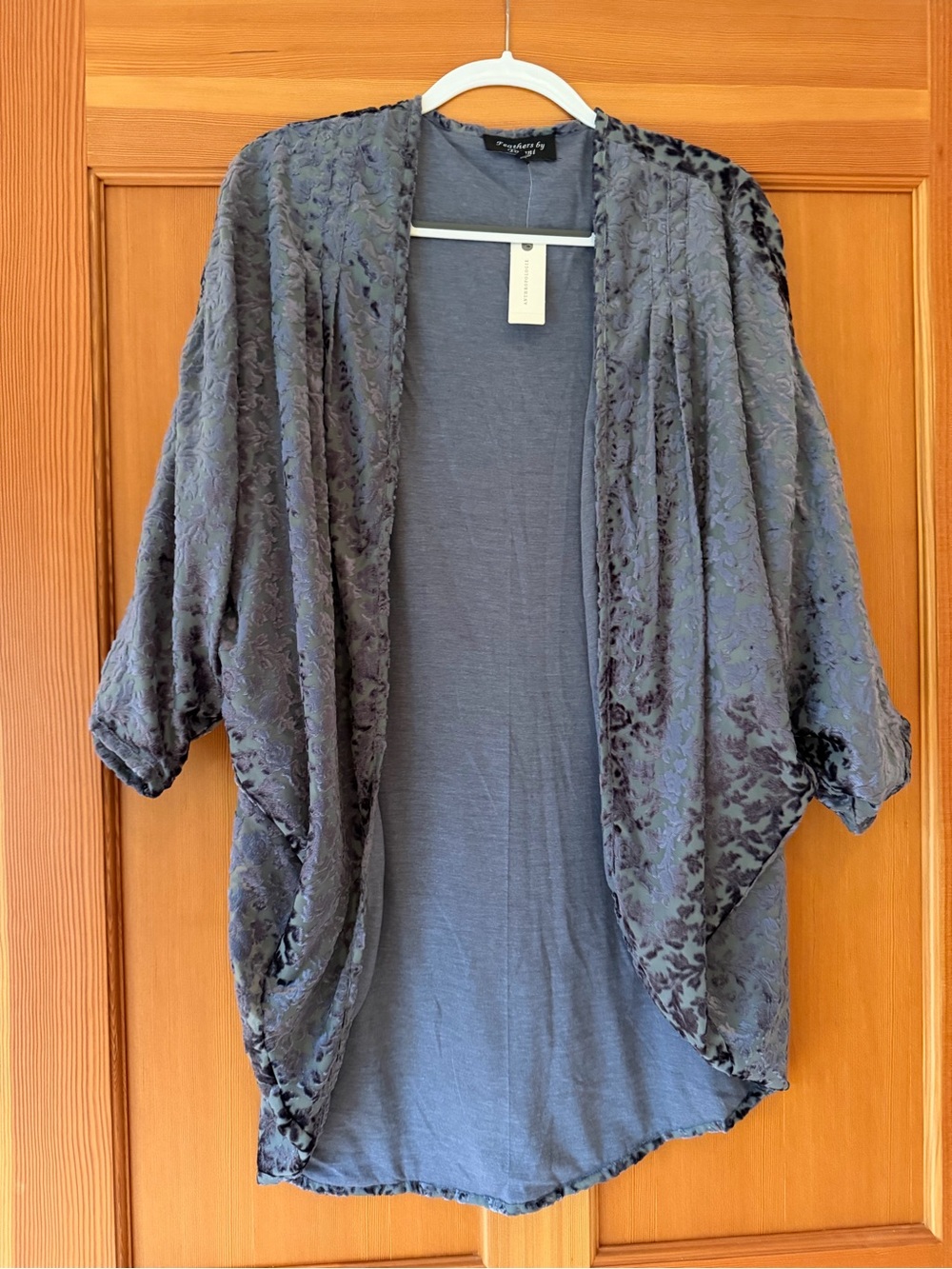 Anthropologie Feathers By Tolani Open Shawl NWT